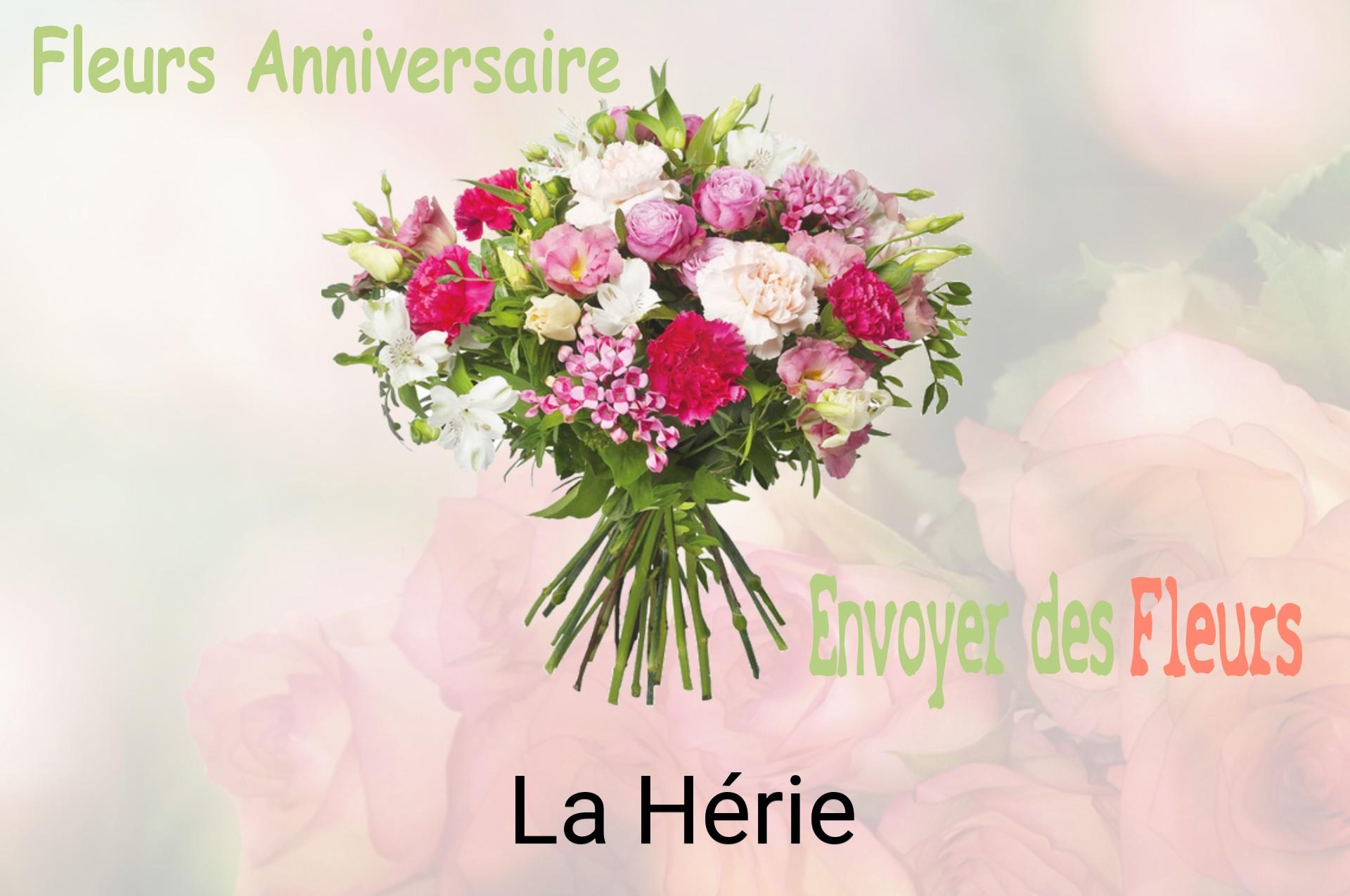 Bouquet de fleurs d’anniversaire livré à La Hérie
